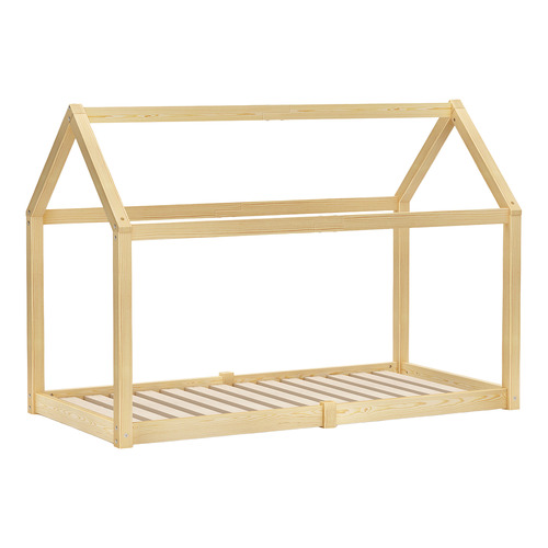 Caius Pine Wood House Bed Frame