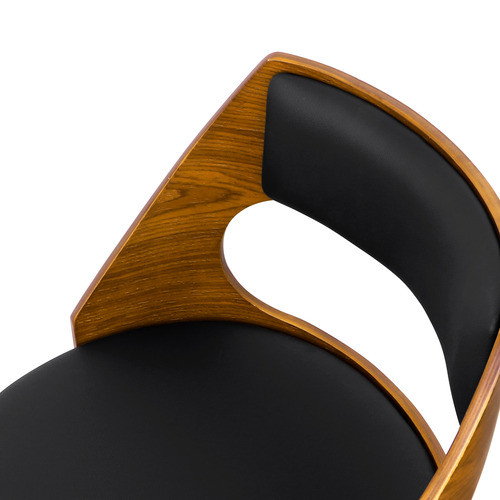 Davian Faux Leather Swivel Bar Stools