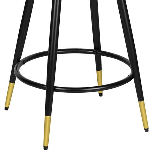 Davian Faux Leather Swivel Bar Stools