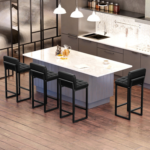65cm Gunther Faux Leather Counter Stools