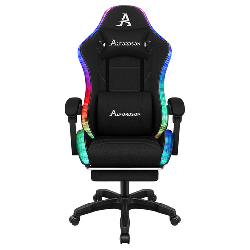 Ralph LED Gaming Chair with Footrest