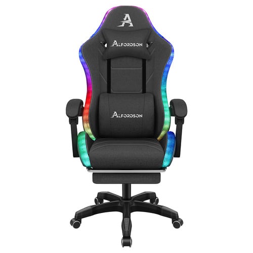 Ralph LED Gaming Chair with Footrest