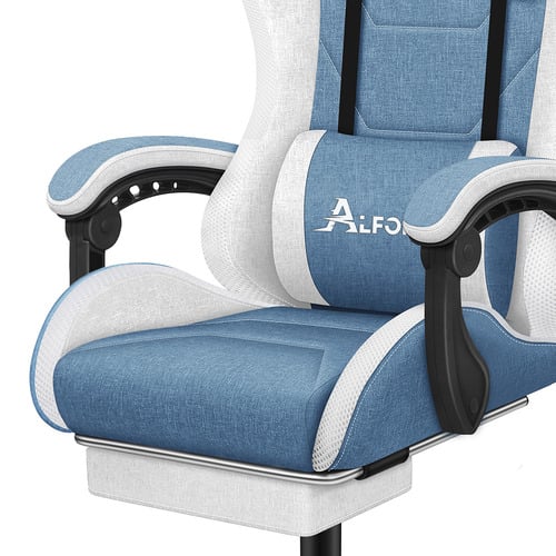 Ralph LED Gaming Chair with Footrest