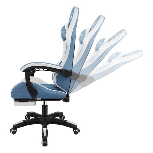 Ralph LED Gaming Chair with Footrest