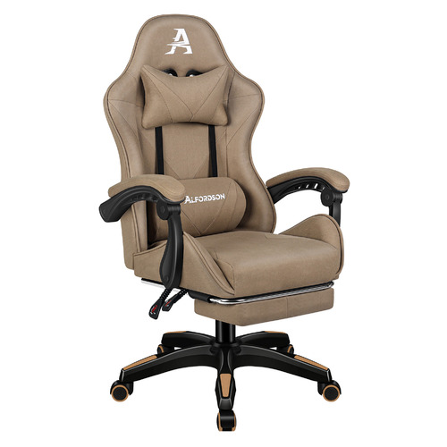 Zed II Faux Leather Gaming Chair with Footrest