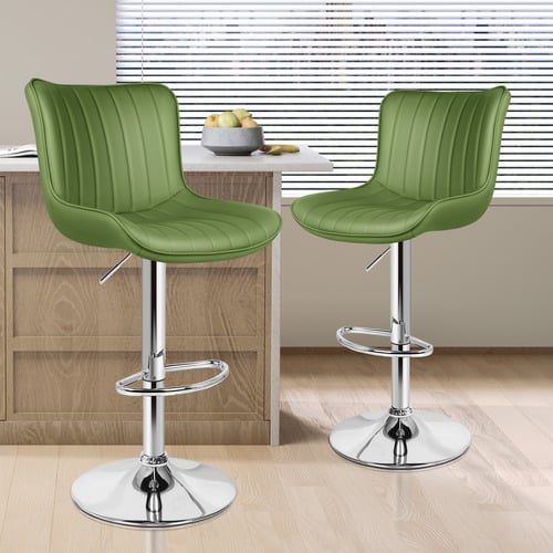 Pettigrew Faux Leather Adjustable Bar Stools
