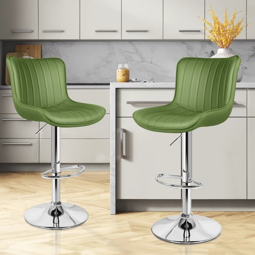 Pettigrew Faux Leather Adjustable Bar Stools