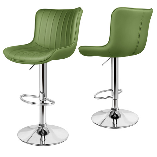 Pettigrew Faux Leather Adjustable Bar Stools