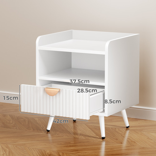 Bexley 1 Drawer Bedside Table