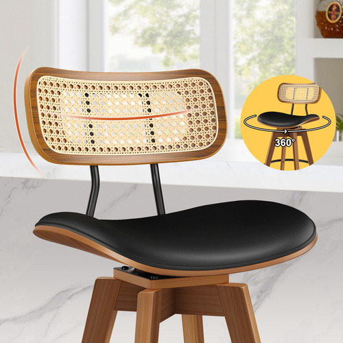 71cm-Orfai-Faux-Leather-Swivel-Bar-Stools