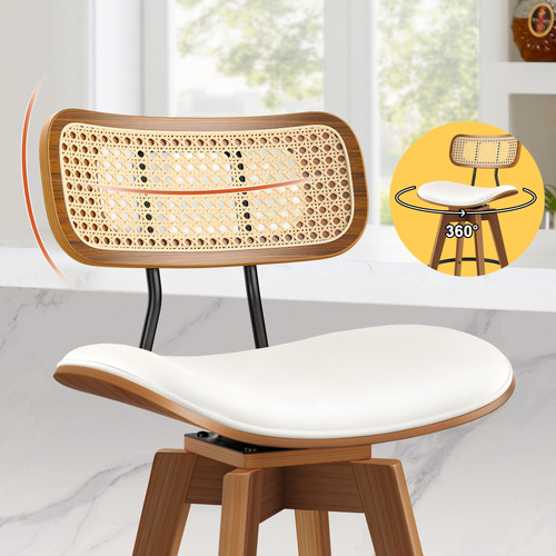 71cm-Orfai-Faux-Leather-Swivel-Bar-Stools