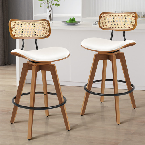 71cm-Orfai-Faux-Leather-Swivel-Bar-Stools