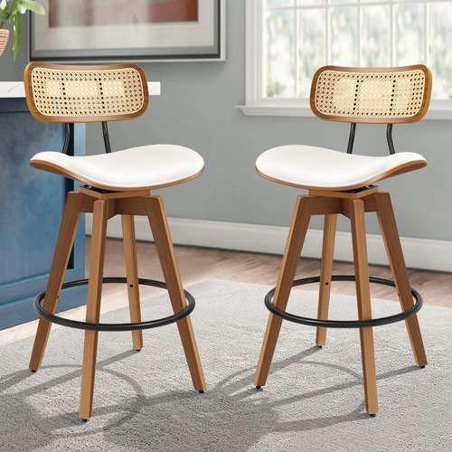 71cm-Orfai-Faux-Leather-Swivel-Bar-Stools