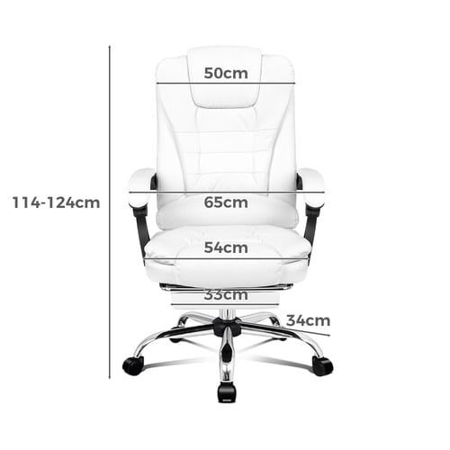 Galini PU Leather Heated Massage Office Chair