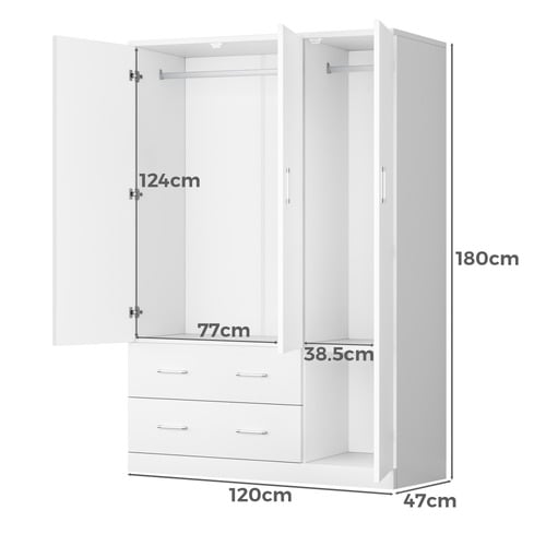 Denison 3 Door Wardrobe