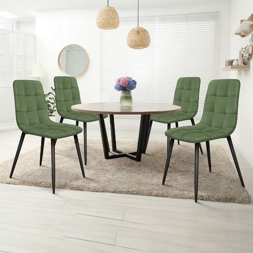 Mira Retro Corduroy Dining Chairs