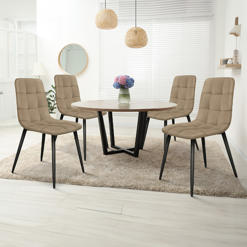 Mira Retro Corduroy Dining Chairs