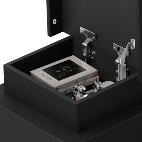 Warren 3 Drawer LED Bedside Tables