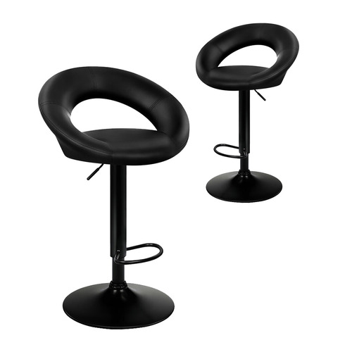 Sergio Faux Leather Swivel Bar Stools
