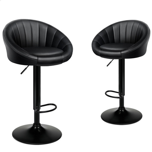 Sylvester Sherpa Swivel Bar Stools