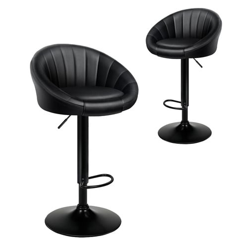 Sylvester Sherpa Swivel Bar Stools
