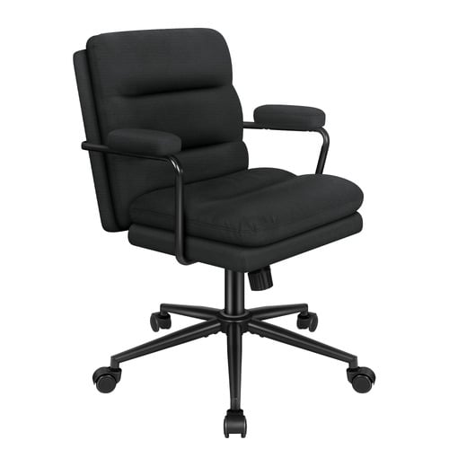 Lewis Linen Swivel Home Office Chair