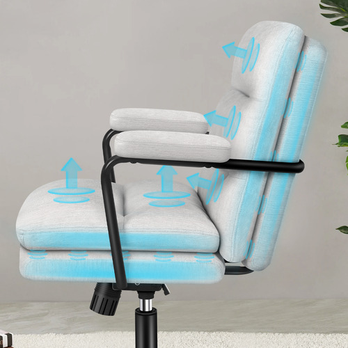 Lewis Chenille Swivel Home Office Chair
