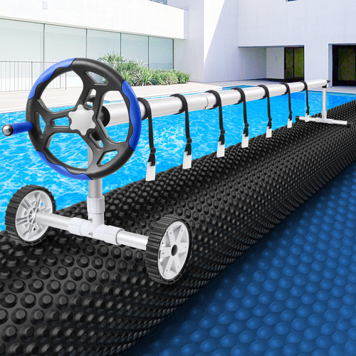 2 Piece 450cm Haven Pool Cover & Roller Set