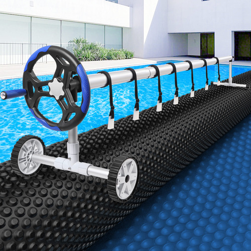 2 Piece 600cm Haven Pool Cover & Roller Set
