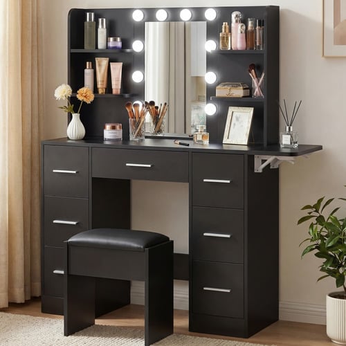 2 Piece Willow Dressing Table & Stool Set