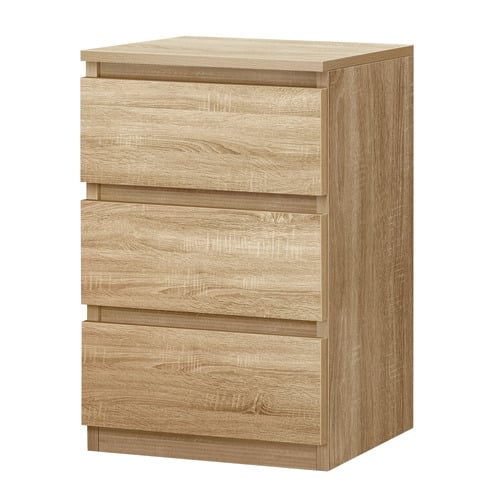 Regal 3 Drawer Bedside Table
