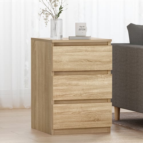 Regal 3 Drawer Bedside Table