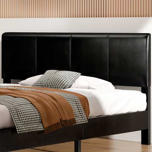 Black-Kyle-Faux-Leather-Bed