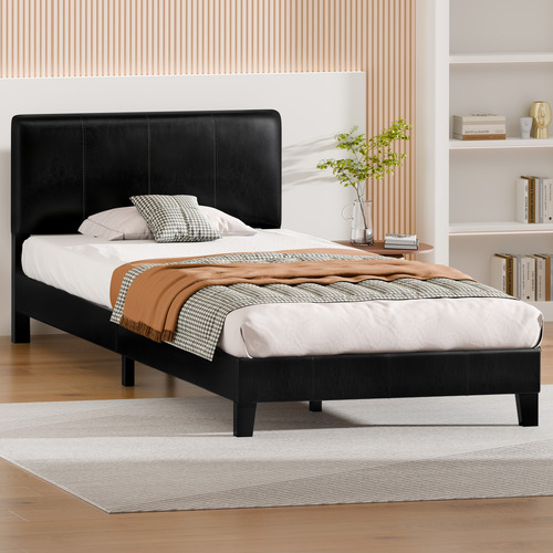 Black-Kyle-Faux-Leather-Bed
