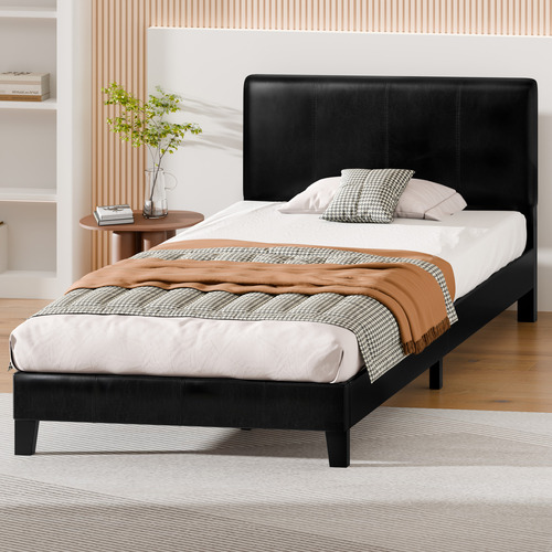 Black-Kyle-Faux-Leather-Bed