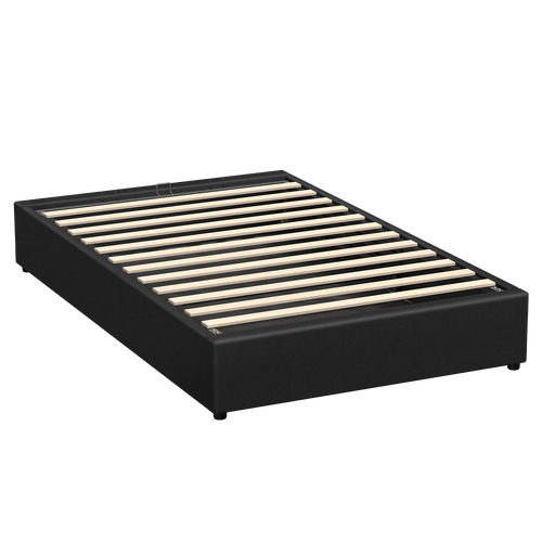 Tiago Faux Leather Gas Lift Bed Base