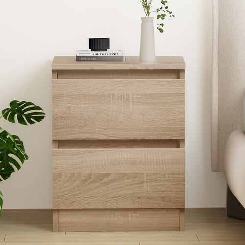 Regal 2 Drawer Bedside Table