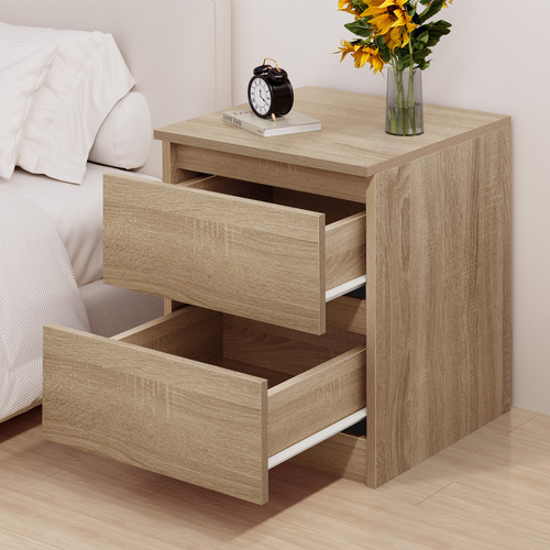 Regal 2 Drawer Bedside Table