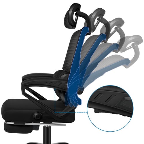 Black Sierra Mesh Back Office Chair