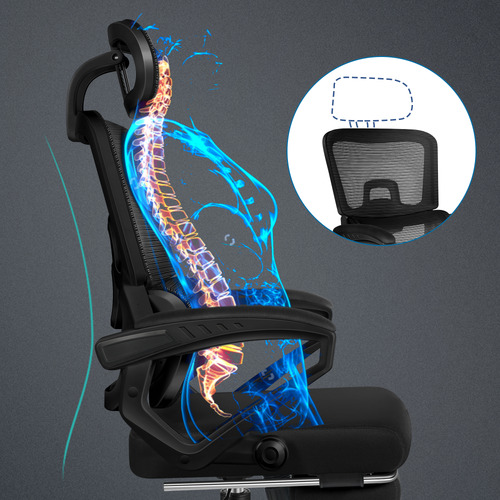 Black Sierra Mesh Back Office Chair
