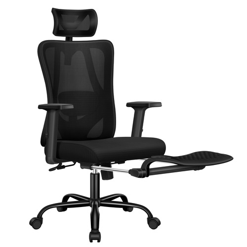 Ares High Back Office Chair with Footrest