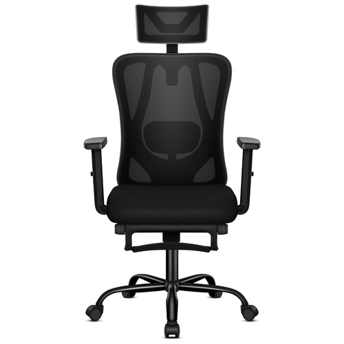 Ares High Back Office Chair with Footrest