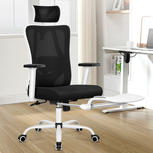Ares High Back Office Chair with Footrest