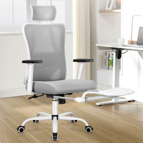 Ares High Back Office Chair with Footrest