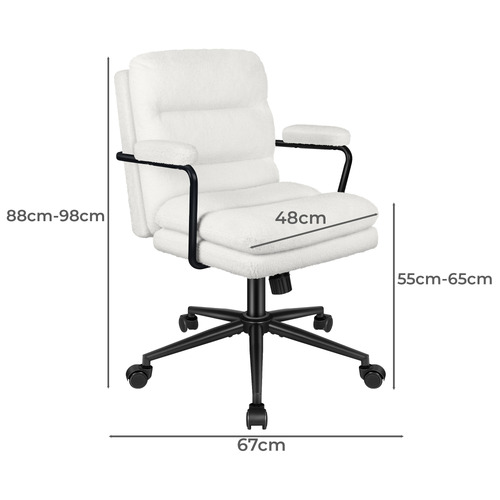 Lewis Boucle Swivel Home Office Chair