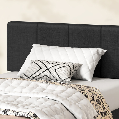 Charcoal Macauley Gas Lift Bed Frame