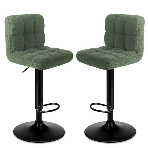 Recca Boucle Adjustable Bar Stools