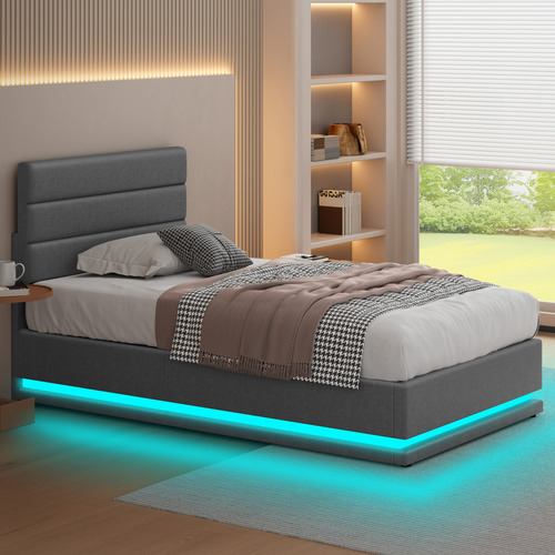 Grey-Alpine-Upholstered-Gas-Lift-Storage-Bed-with-LED