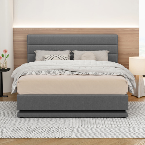 Grey-Alpine-Upholstered-Gas-Lift-Storage-Bed-with-LED