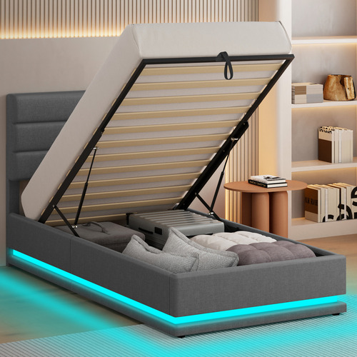 Grey-Alpine-Upholstered-Gas-Lift-Storage-Bed-with-LED